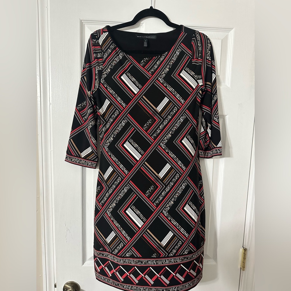 White House | Black Market Geometric Dress